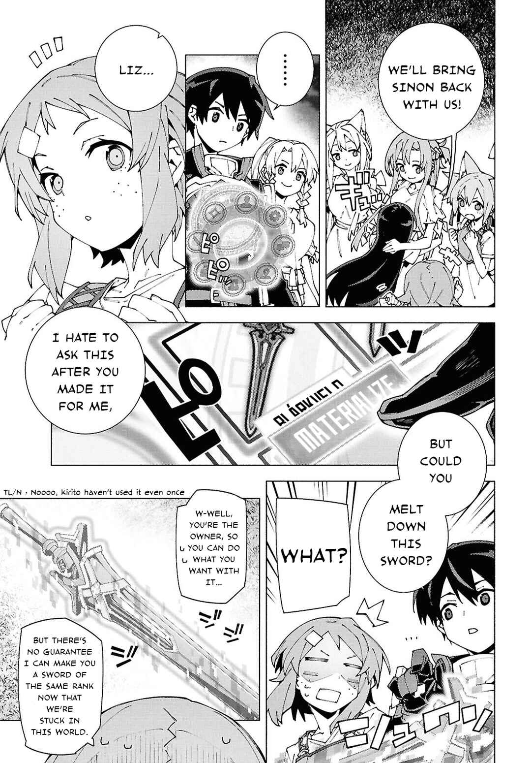 Page 15 Chapter 13.1 Sword Art Online: Unital Ring