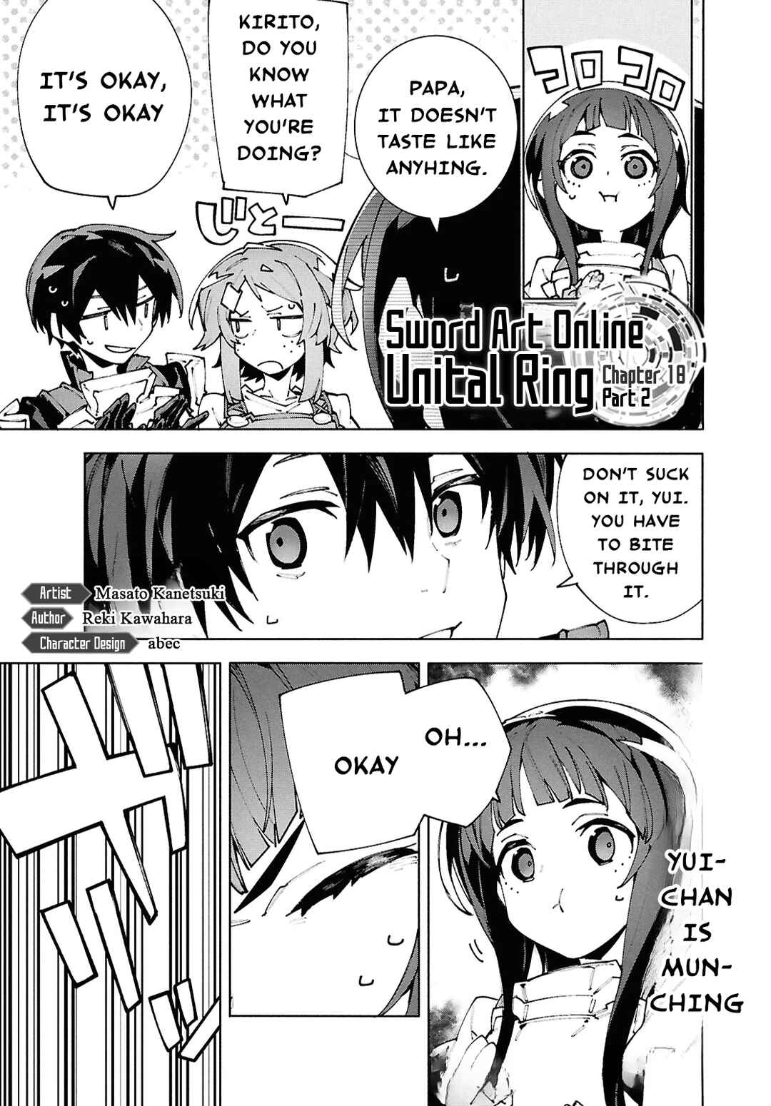 Page 1 Chapter 18.2 Sword Art Online: Unital Ring