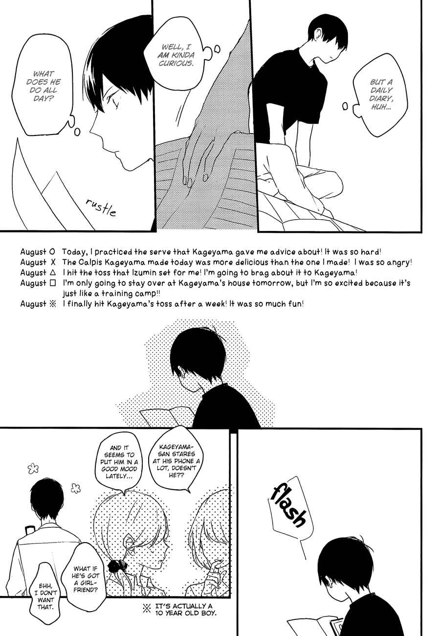 Page 32 Chapter Unknown_25ca Haikyu!! - Kageyama-san and Hinata-kun (Doujinshi)