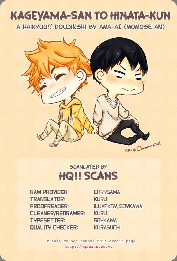 Page 35 Chapter Unknown_25ca Haikyu!! - Kageyama-san and Hinata-kun (Doujinshi)