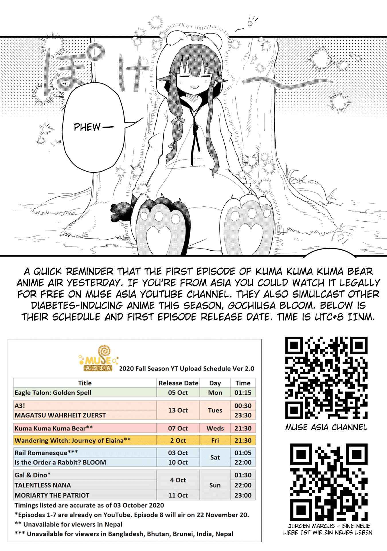 Page 20 Chapter 52 Kuma Kuma Kuma Bear