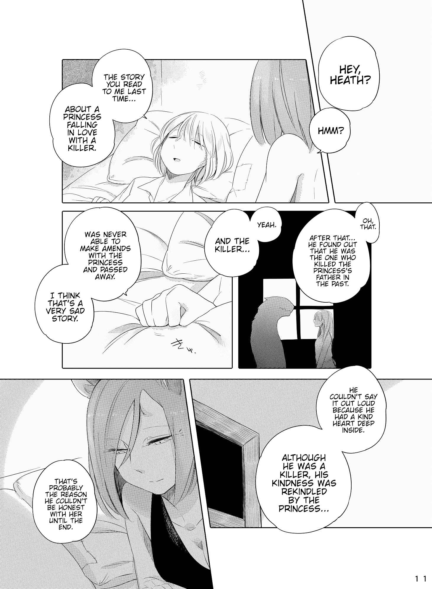 Page 10 Chapter Unknown_aaad Bocchi Kaibutsu to Moumoku Shoujo - Bougainvillea no Saku Yoru ni (Doujinshi)