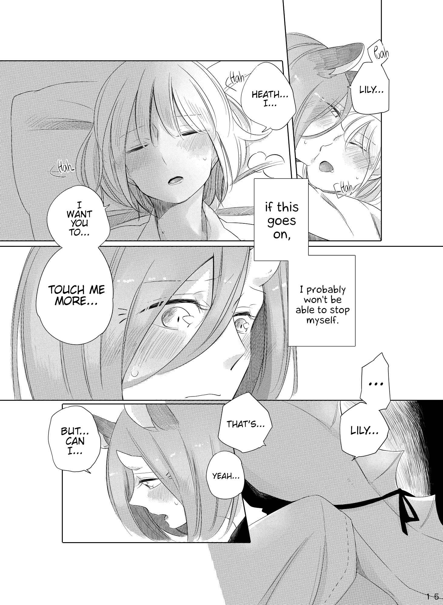 Page 14 Chapter Unknown_aaad Bocchi Kaibutsu to Moumoku Shoujo - Bougainvillea no Saku Yoru ni (Doujinshi)