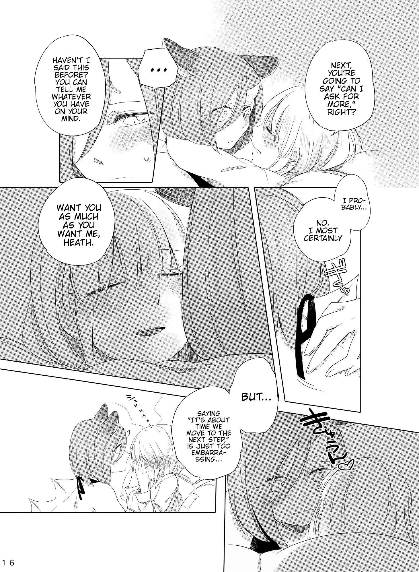 Page 15 Chapter Unknown_aaad Bocchi Kaibutsu to Moumoku Shoujo - Bougainvillea no Saku Yoru ni (Doujinshi)