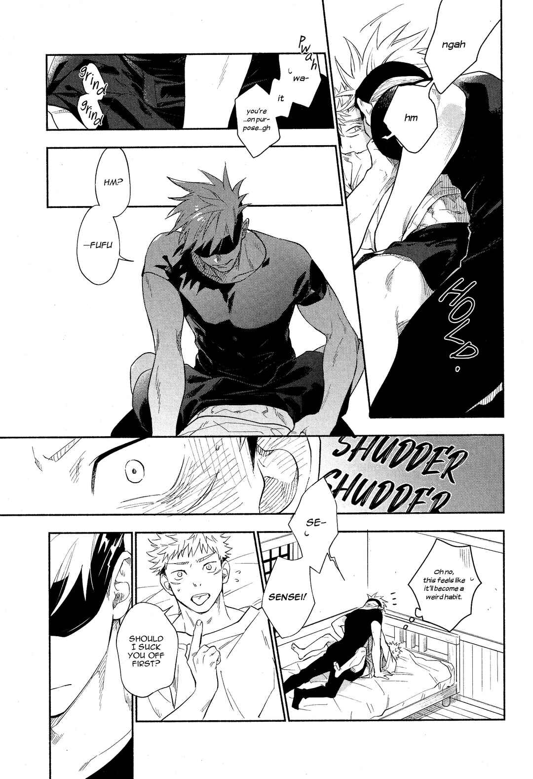 Page 12 Chapter Unknown_dd23 Jujutsu Kaisen - Mokushite Katarazu (Doujinshi)