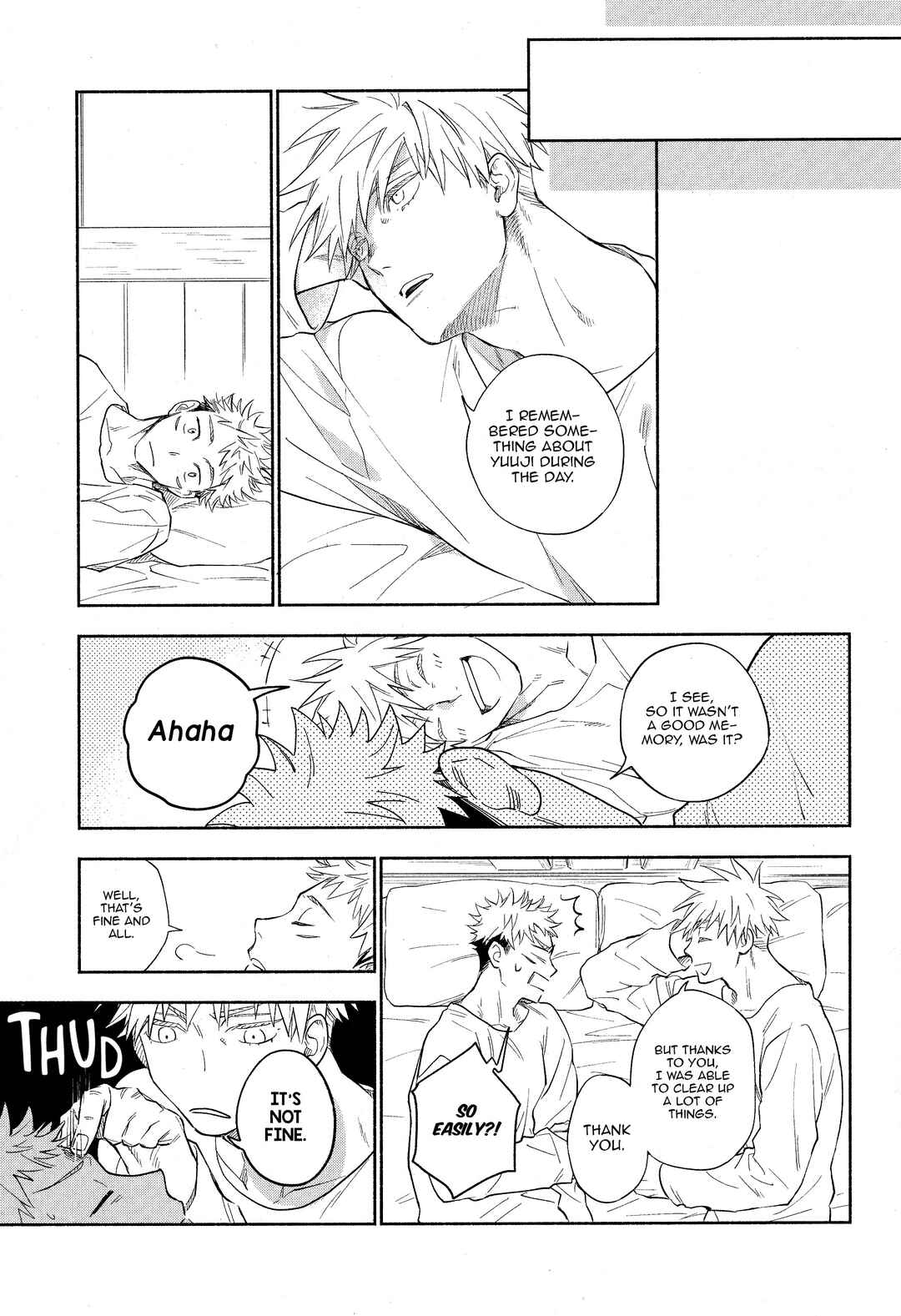 Page 24 Chapter Unknown_dd23 Jujutsu Kaisen - Mokushite Katarazu (Doujinshi)