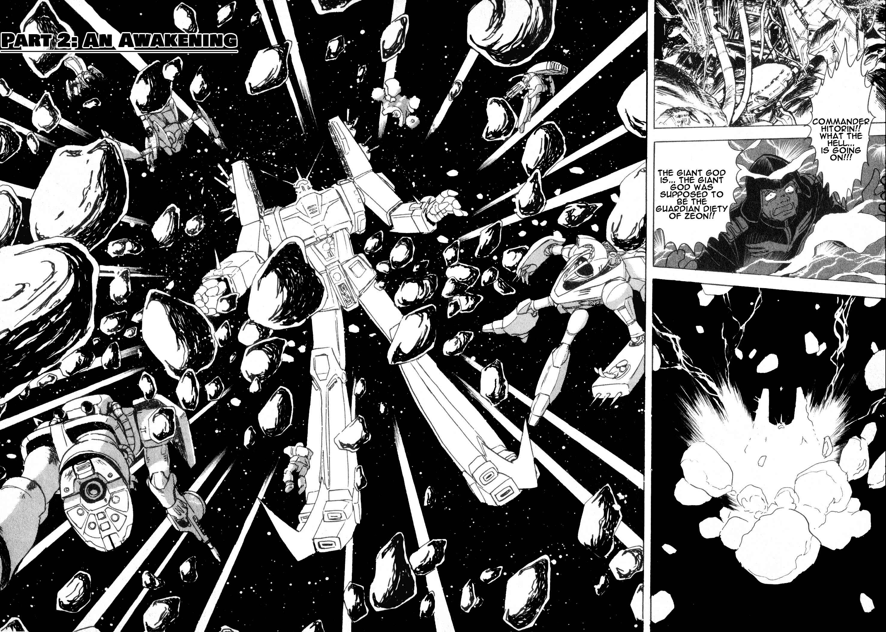 Page 1 Chapter 2 Mobile Suit Vs. Giant God of Legend: Gigantis Counterattack