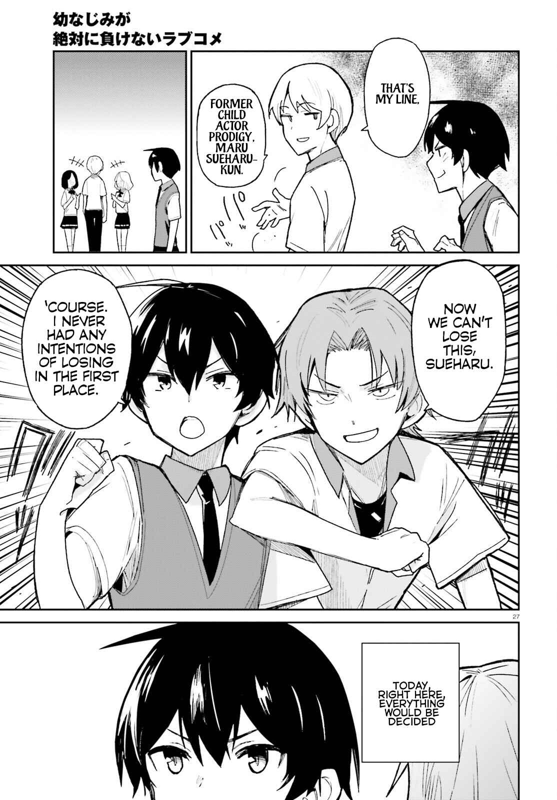 Page 27 Chapter 8 Osananajimi ga Zettai ni Makenai Love Comedy