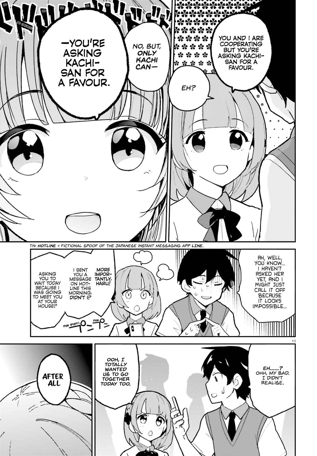 Page 13 Chapter 4 Osananajimi ga Zettai ni Makenai Love Comedy