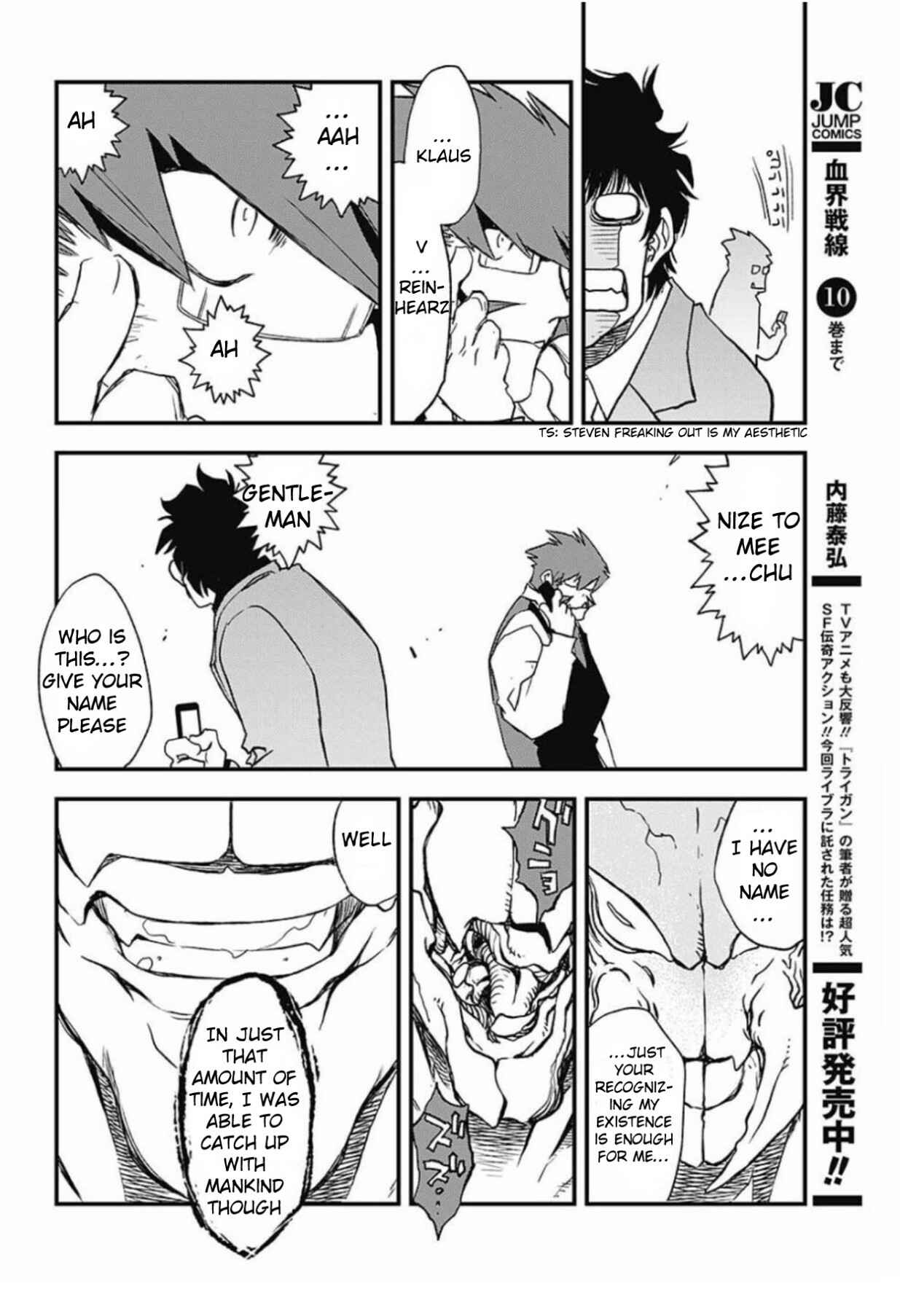 Page 9 Chapter 6 Kekkai Sensen: Back 2 Back
