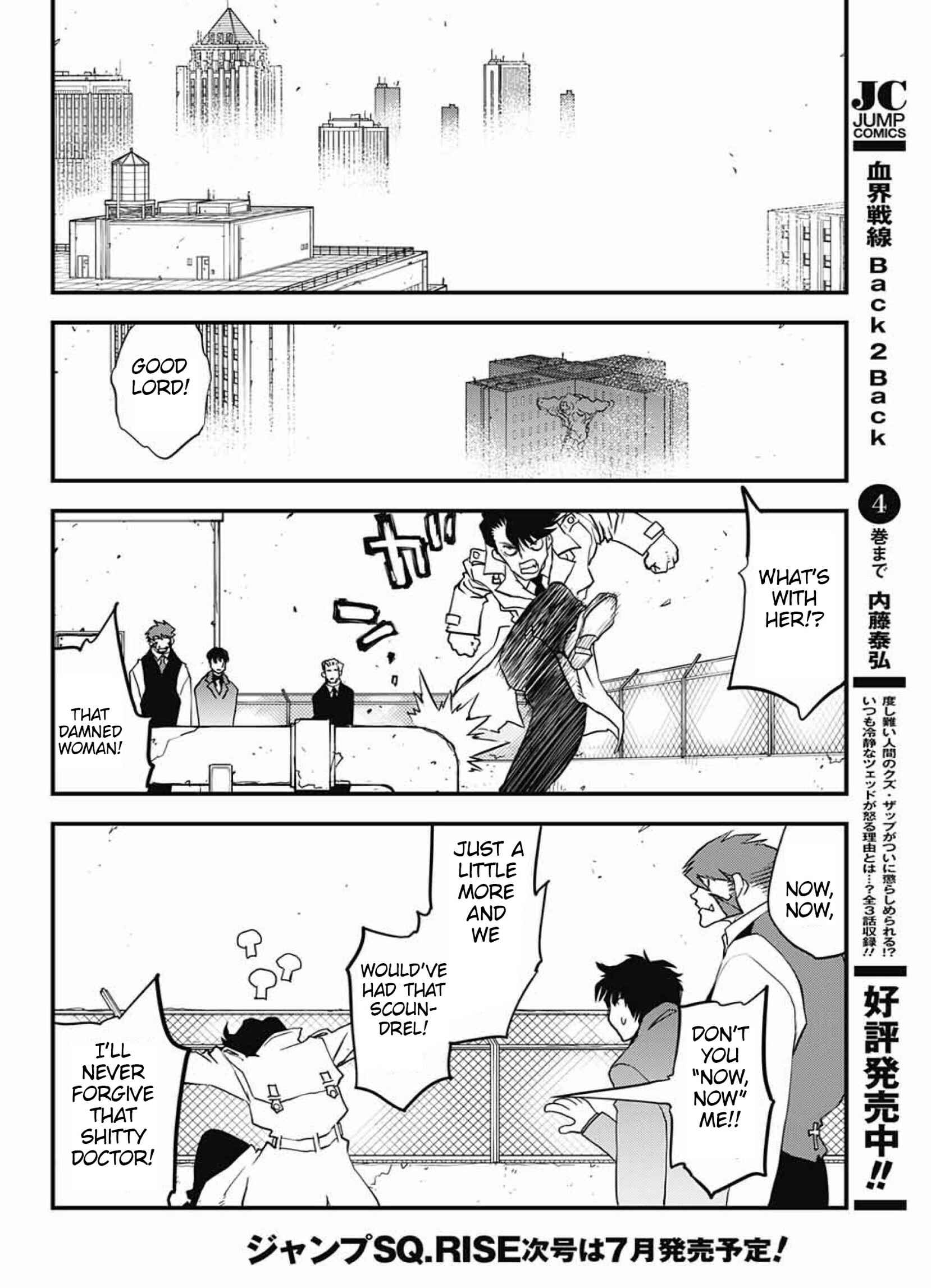 Page 22 Chapter 14.1 Kekkai Sensen: Back 2 Back