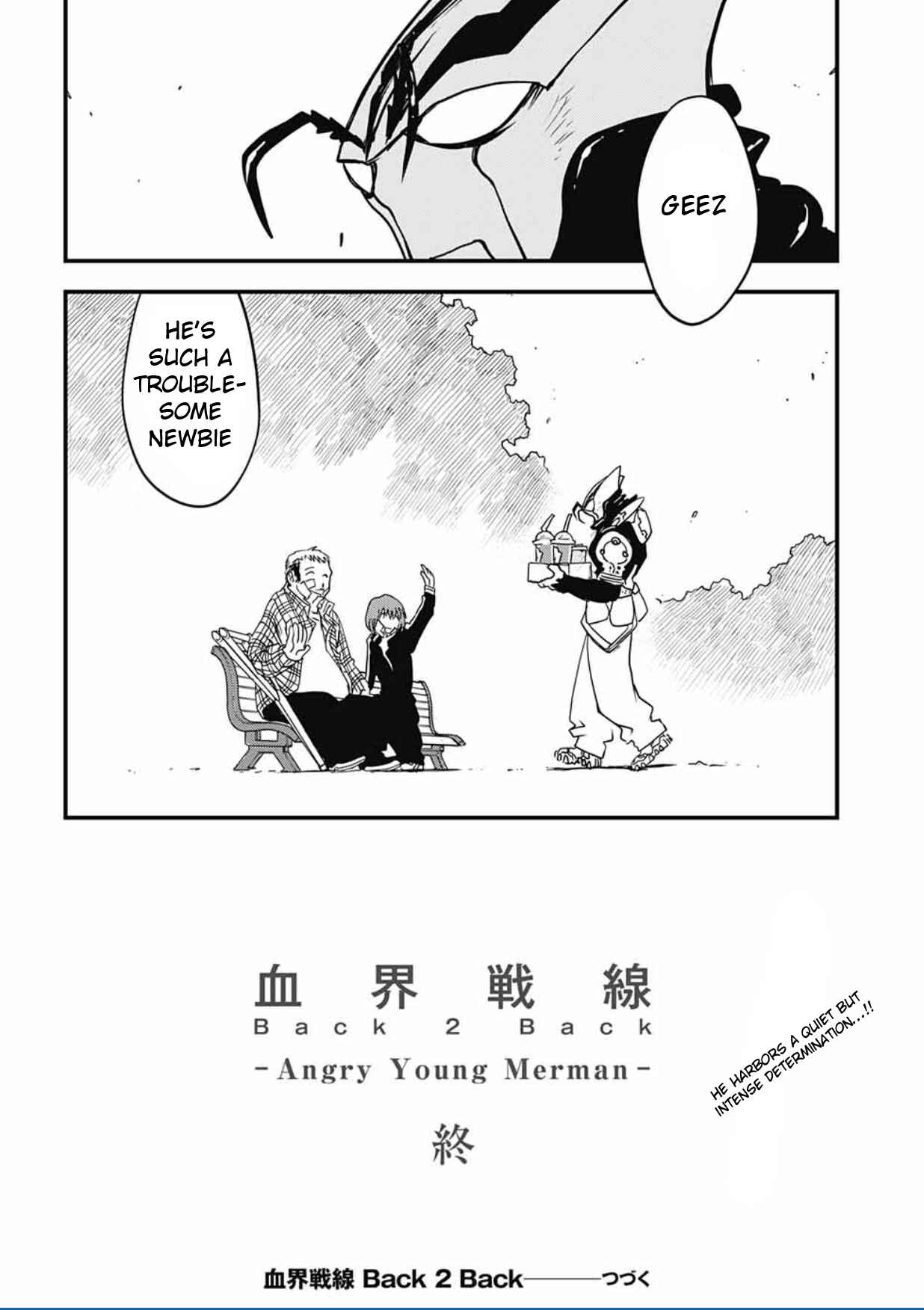 Page 70 Chapter 11 Kekkai Sensen: Back 2 Back