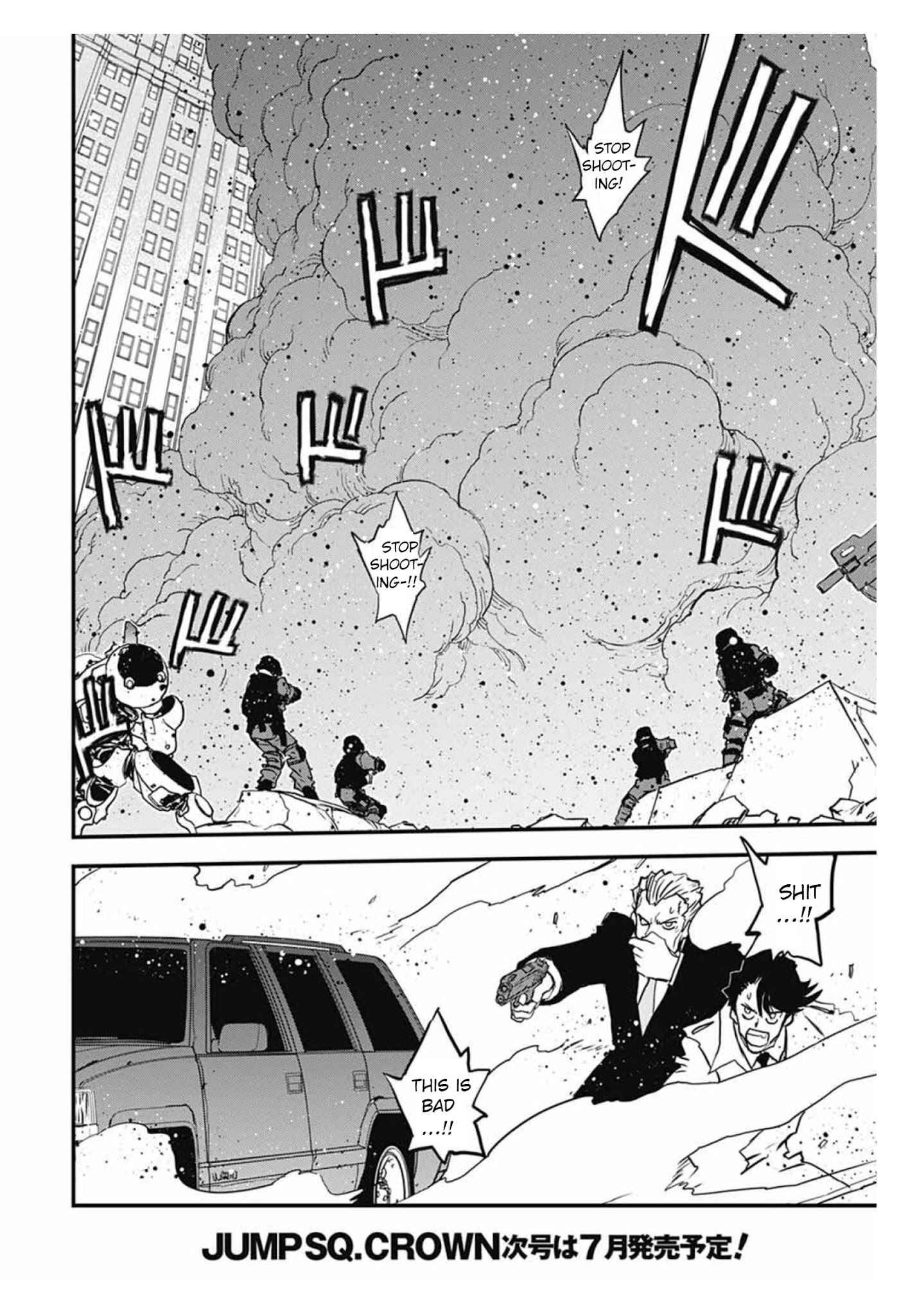 Page 14 Chapter 10 Kekkai Sensen: Back 2 Back