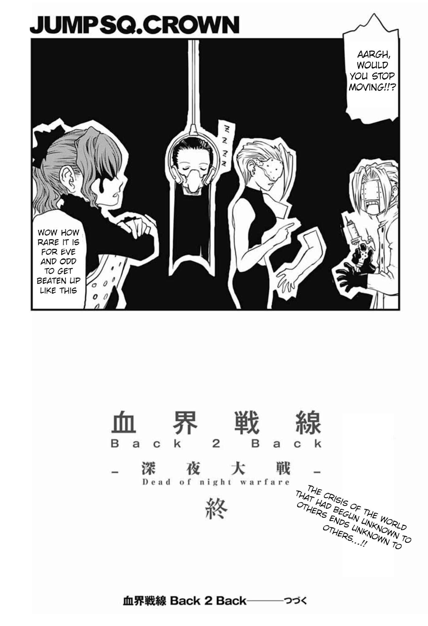 Page 67 Chapter 10 Kekkai Sensen: Back 2 Back