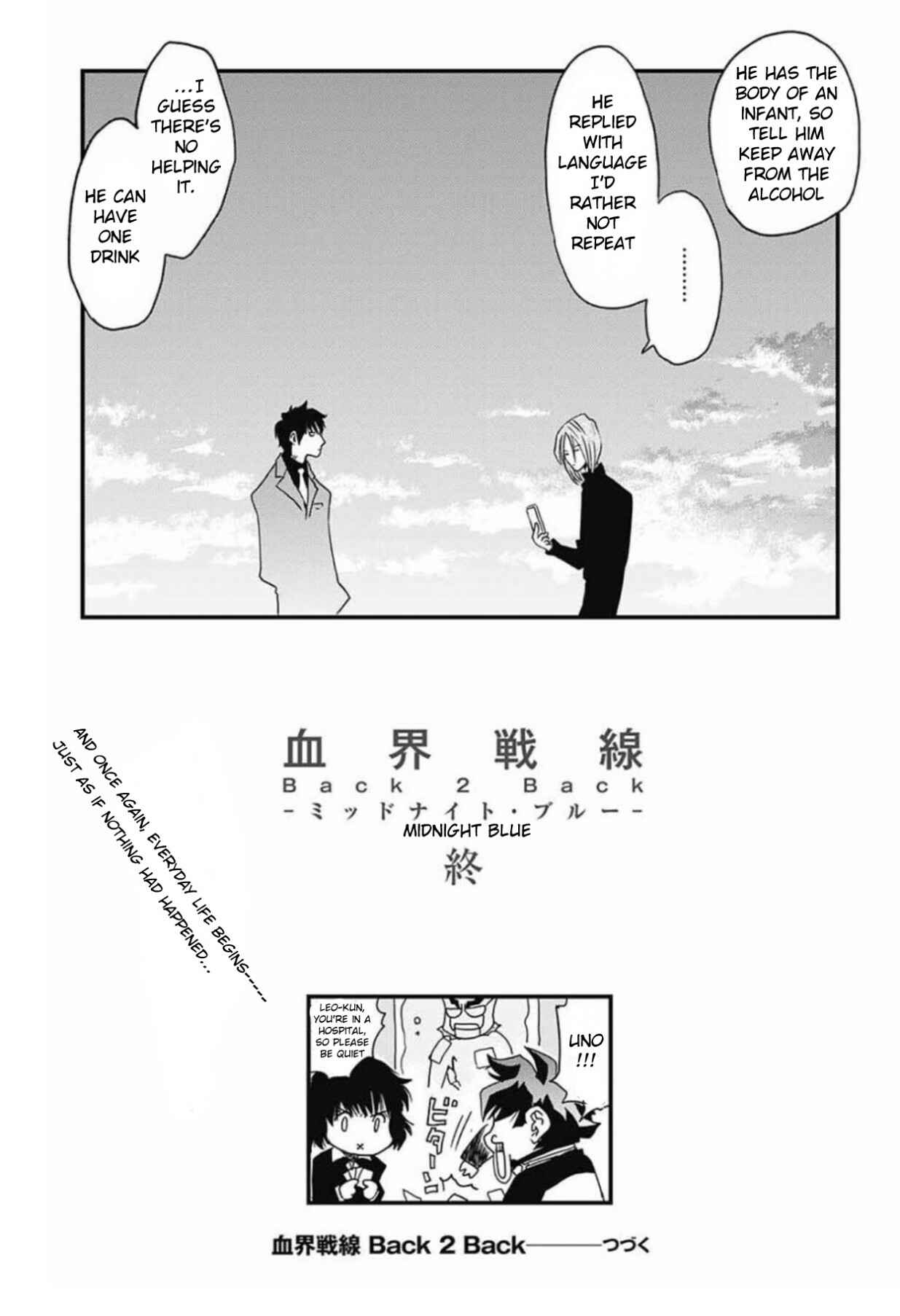 Page 38 Chapter 7 Kekkai Sensen: Back 2 Back