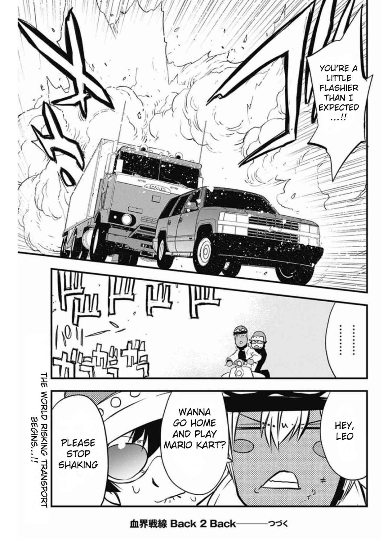 Page 39 Chapter 8 Kekkai Sensen: Back 2 Back