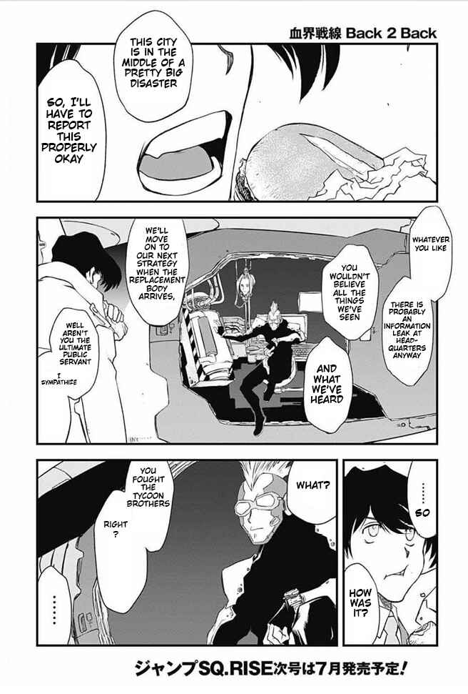 Page 26 Chapter 22 Kekkai Sensen: Back 2 Back