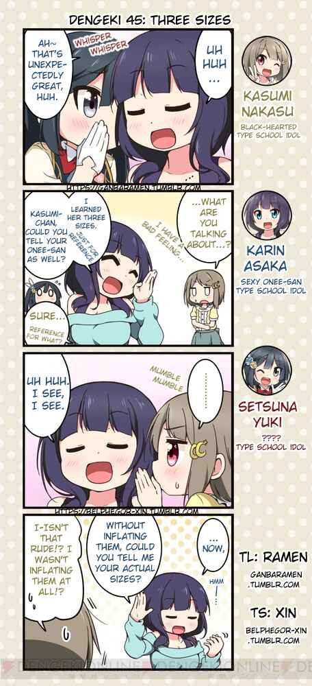 Page 1 Chapter 45 Love Live! School Idol Festival All Stars 4-koma: Dengeki