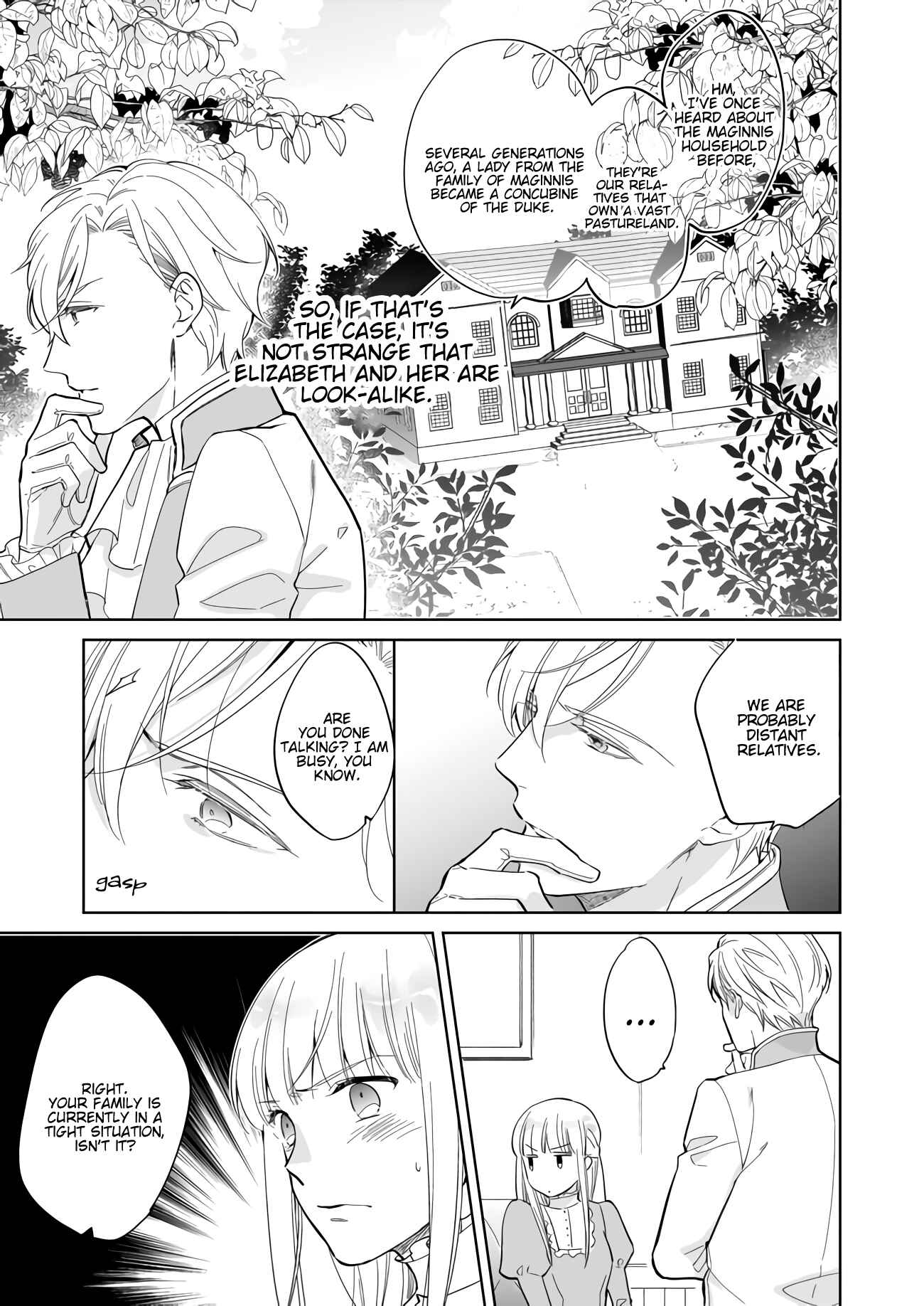 Page 9 Chapter 1.1 Reijou Elizabeth no Kareinaru Migawari Seikatsu