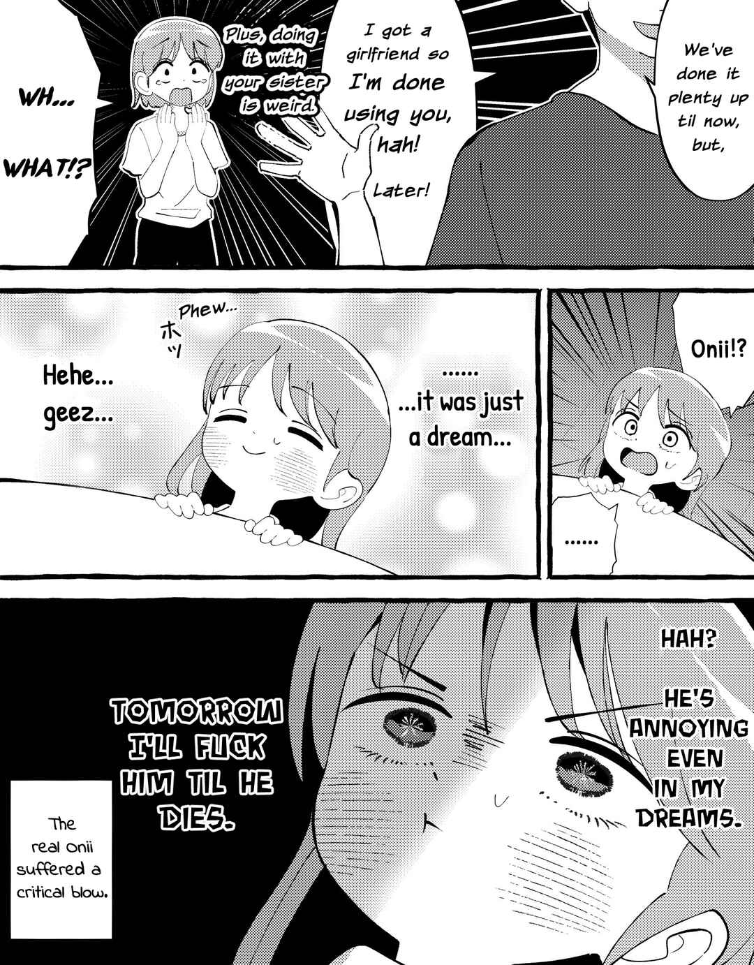 Page 1 Chapter 15 The Little Sister who Couldnt Say No after Her Big Bro Kneeled and Begged for It