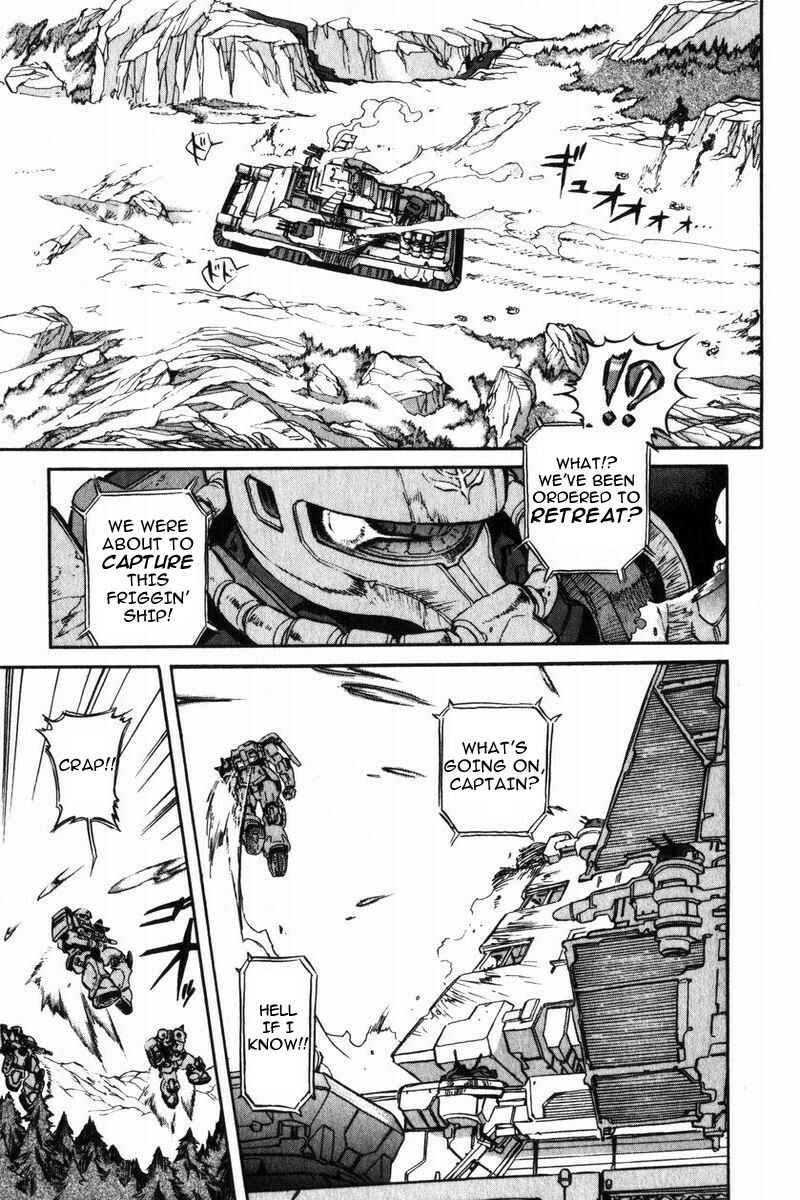 Page 4 Chapter 2 Mobile Suit Gundam Report REBELLION: Lost War Chronicles