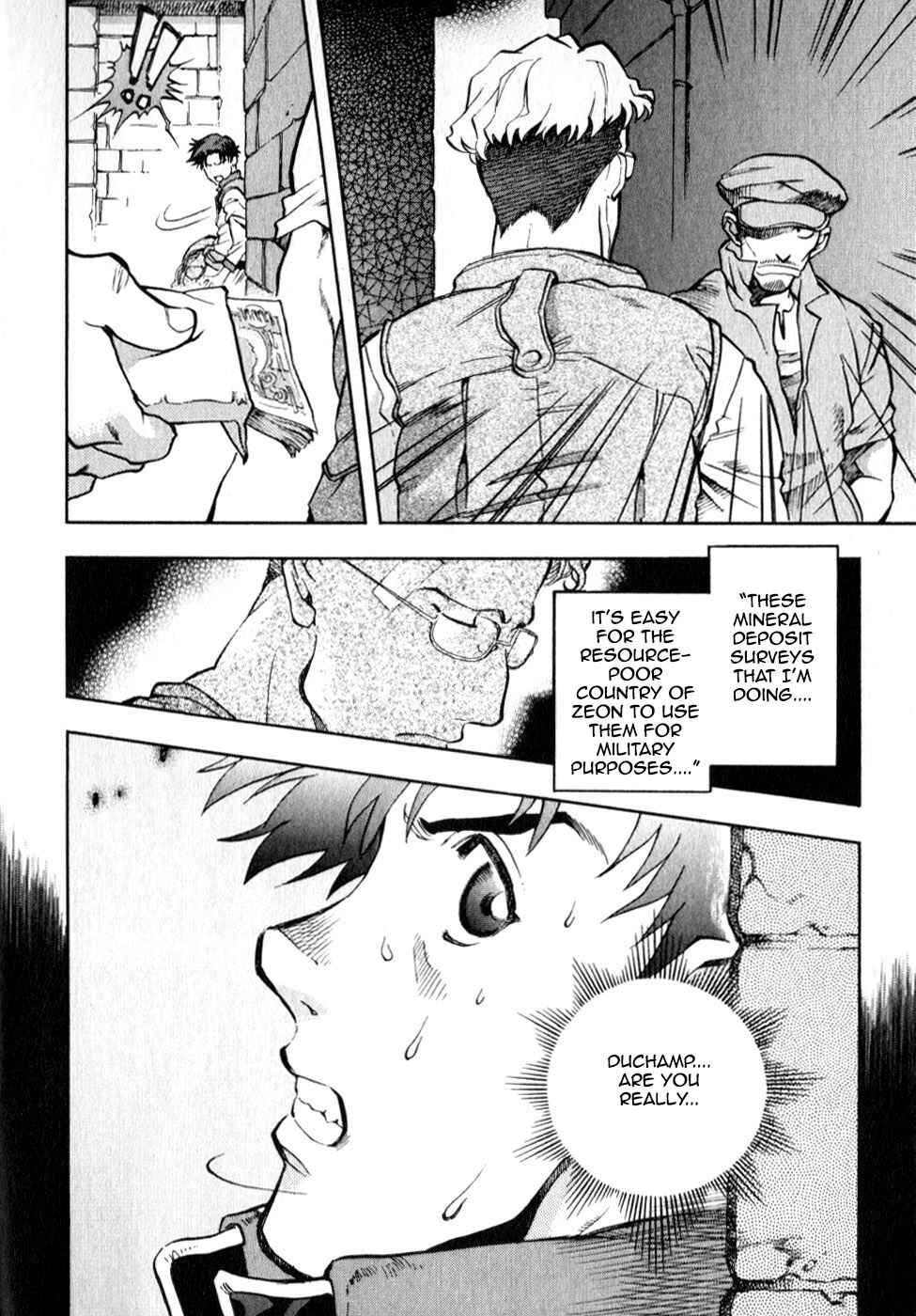 Page 15 Chapter 0.1 Mobile Suit Gundam Report REBELLION: Lost War Chronicles