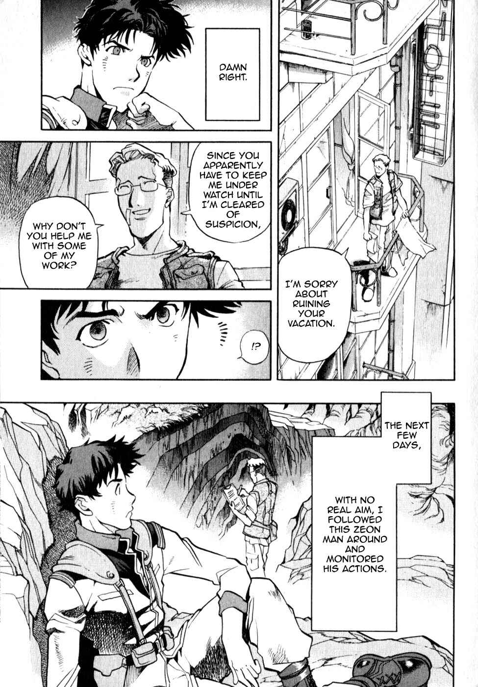 Page 8 Chapter 0.1 Mobile Suit Gundam Report REBELLION: Lost War Chronicles
