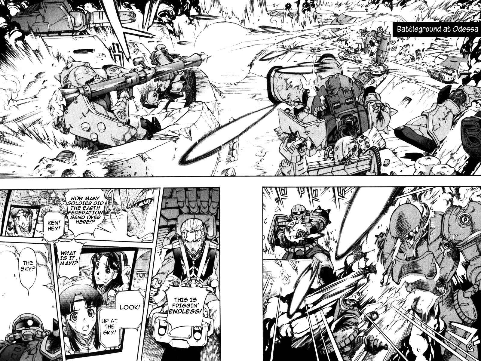 Page 34 Chapter 3 Mobile Suit Gundam Report REBELLION: Lost War Chronicles