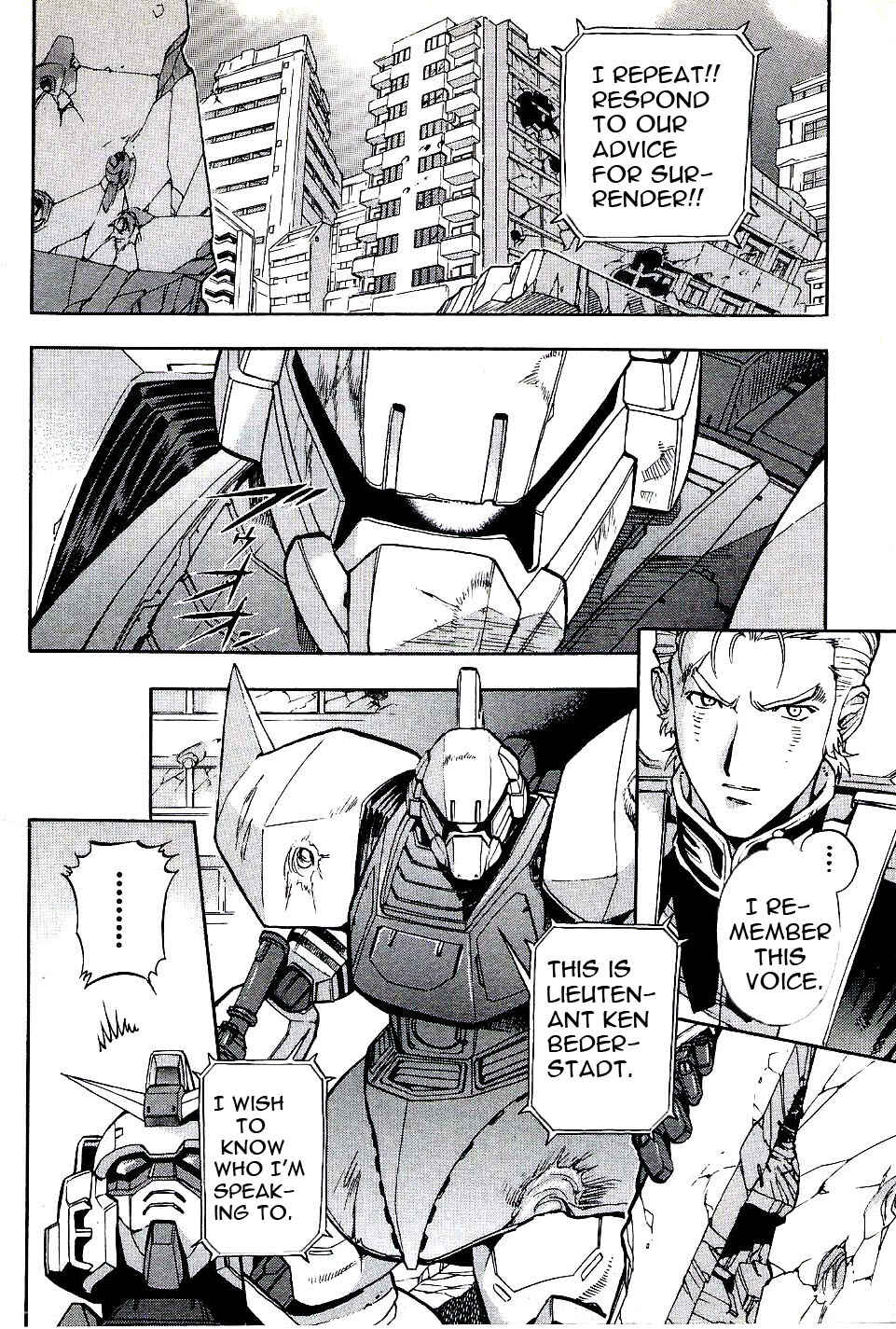 Page 12 Chapter 7 Mobile Suit Gundam Report REBELLION: Lost War Chronicles