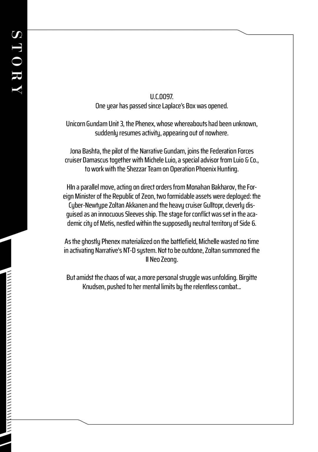 Page 4 Chapter 21 Mobile Suit Gundam NT (NARRATIVE)