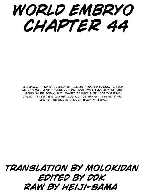 Page 1 Chapter 44 World Embryo