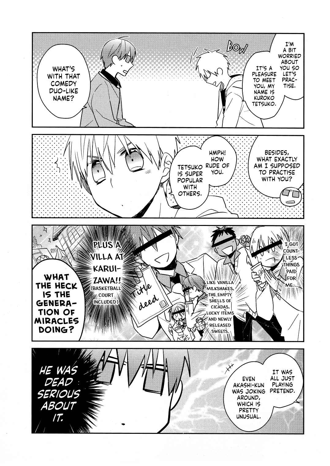 Page 6 Chapter Unknown_f290 Kuroko no Basket - Black Brothers (Doujinshi)