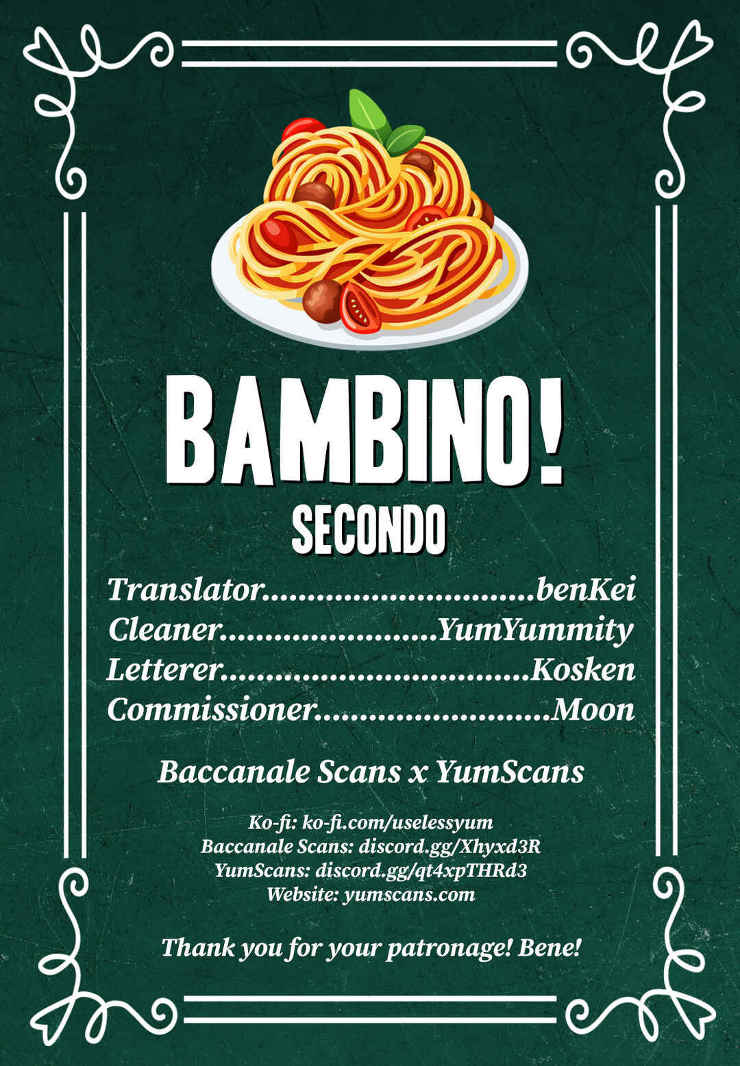 Page 1 Chapter 88 Bambino! Secondo