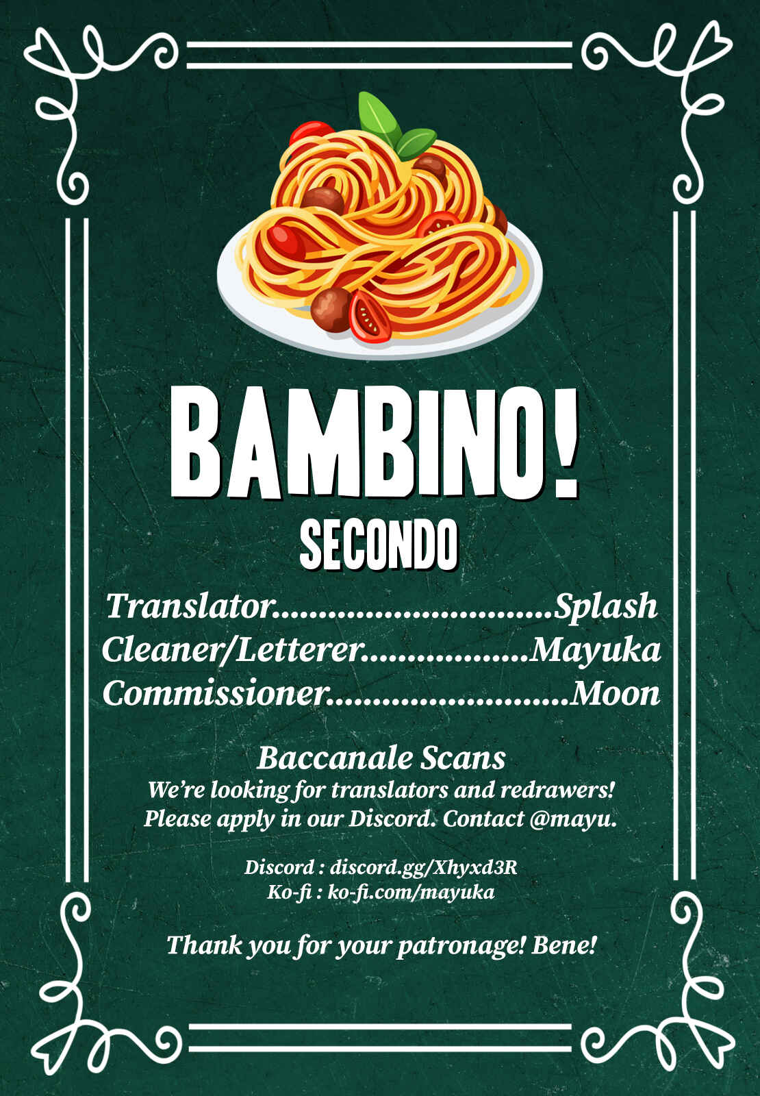Page 1 Chapter 50 Bambino! Secondo