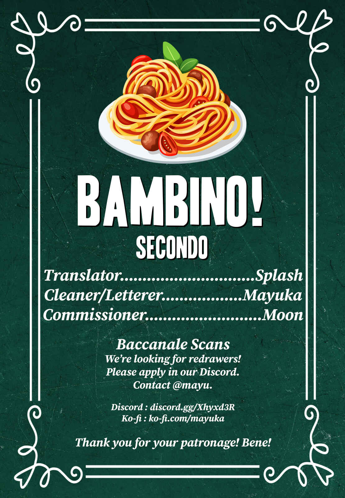 Page 1 Chapter 62 Bambino! Secondo