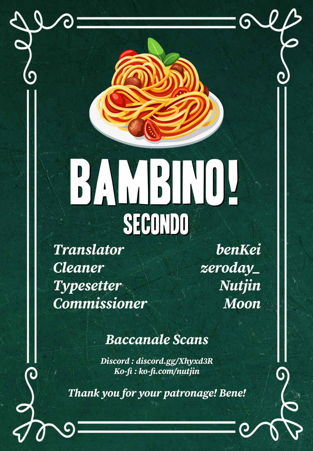 Page 1 Chapter 78 Bambino! Secondo
