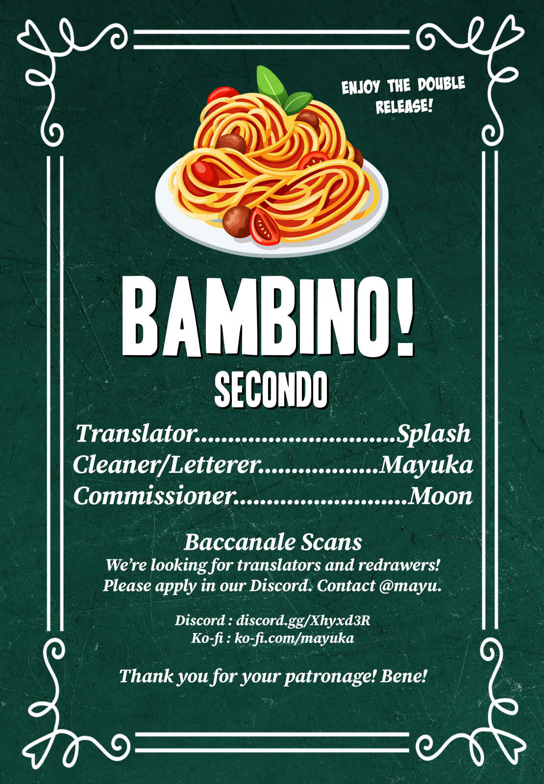 Page 1 Chapter 56 Bambino! Secondo