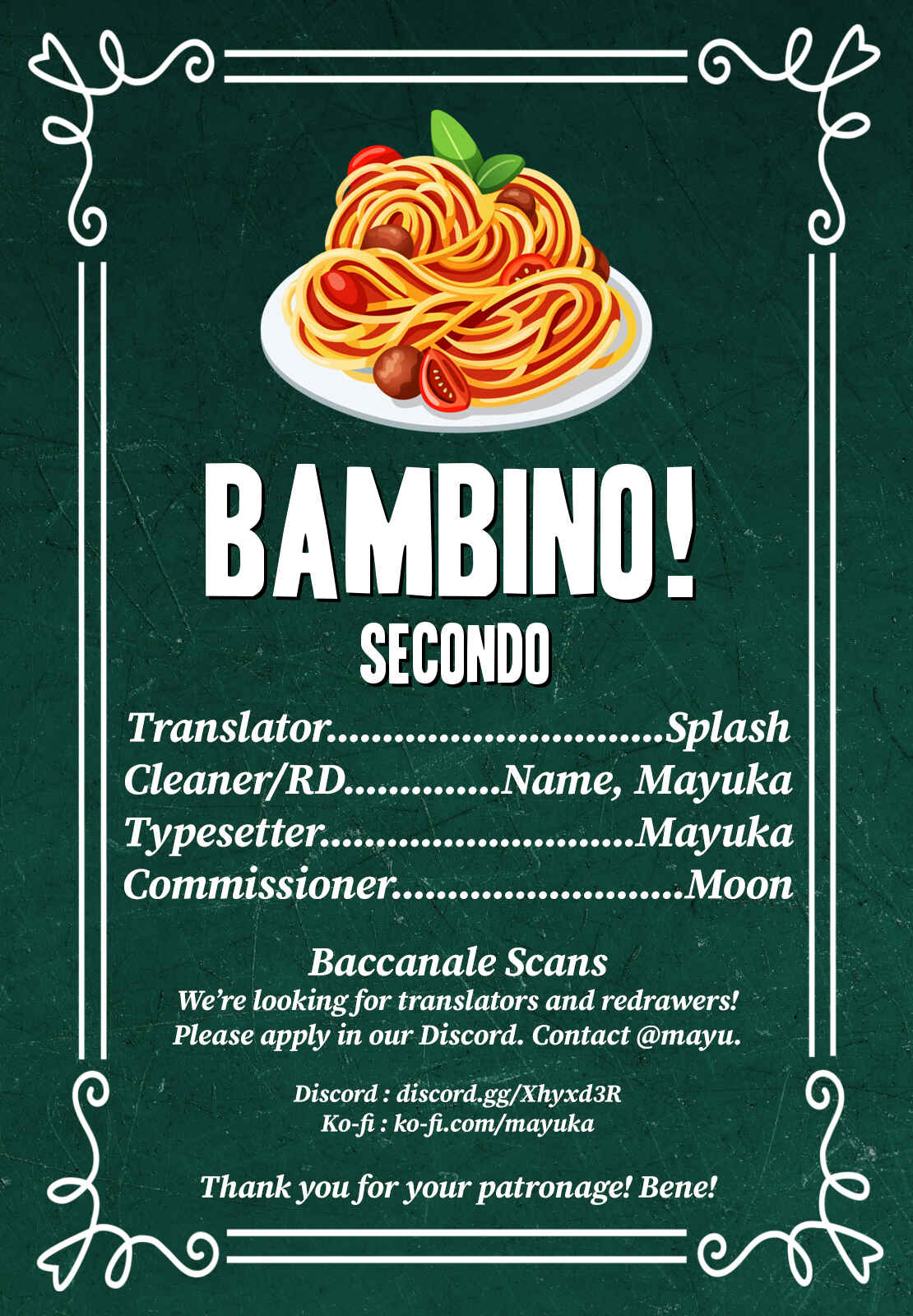 Page 1 Chapter 49 Bambino! Secondo
