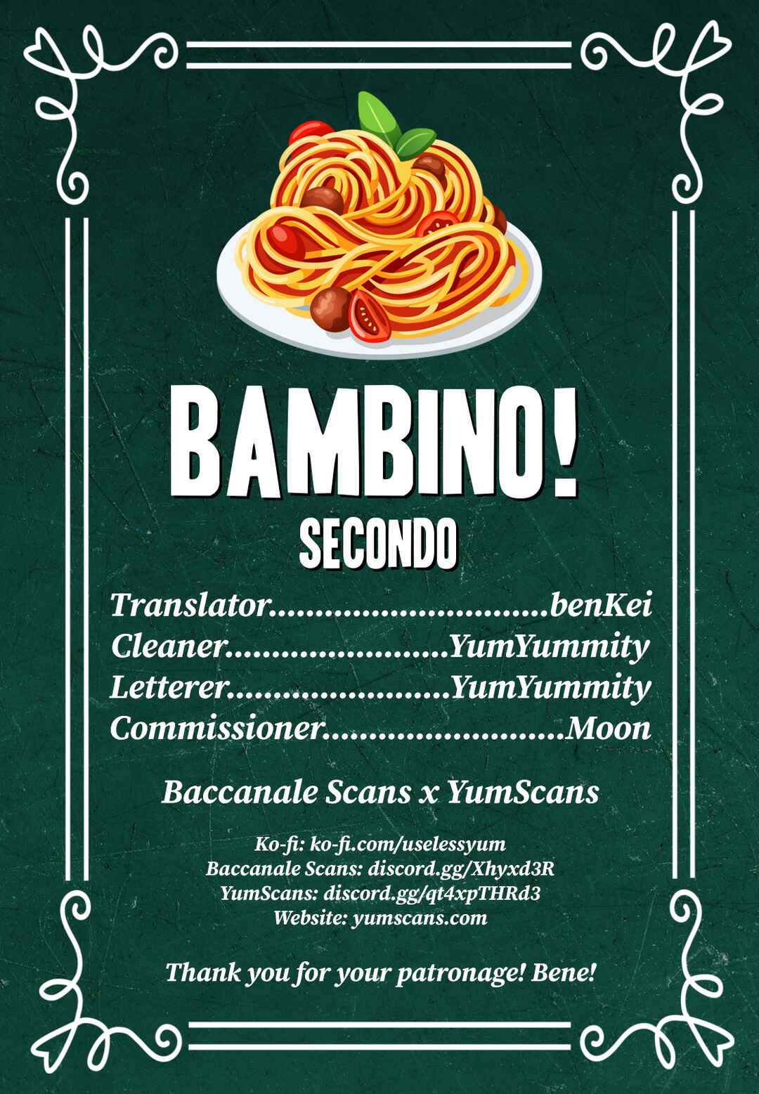 Page 1 Chapter 84 Bambino! Secondo