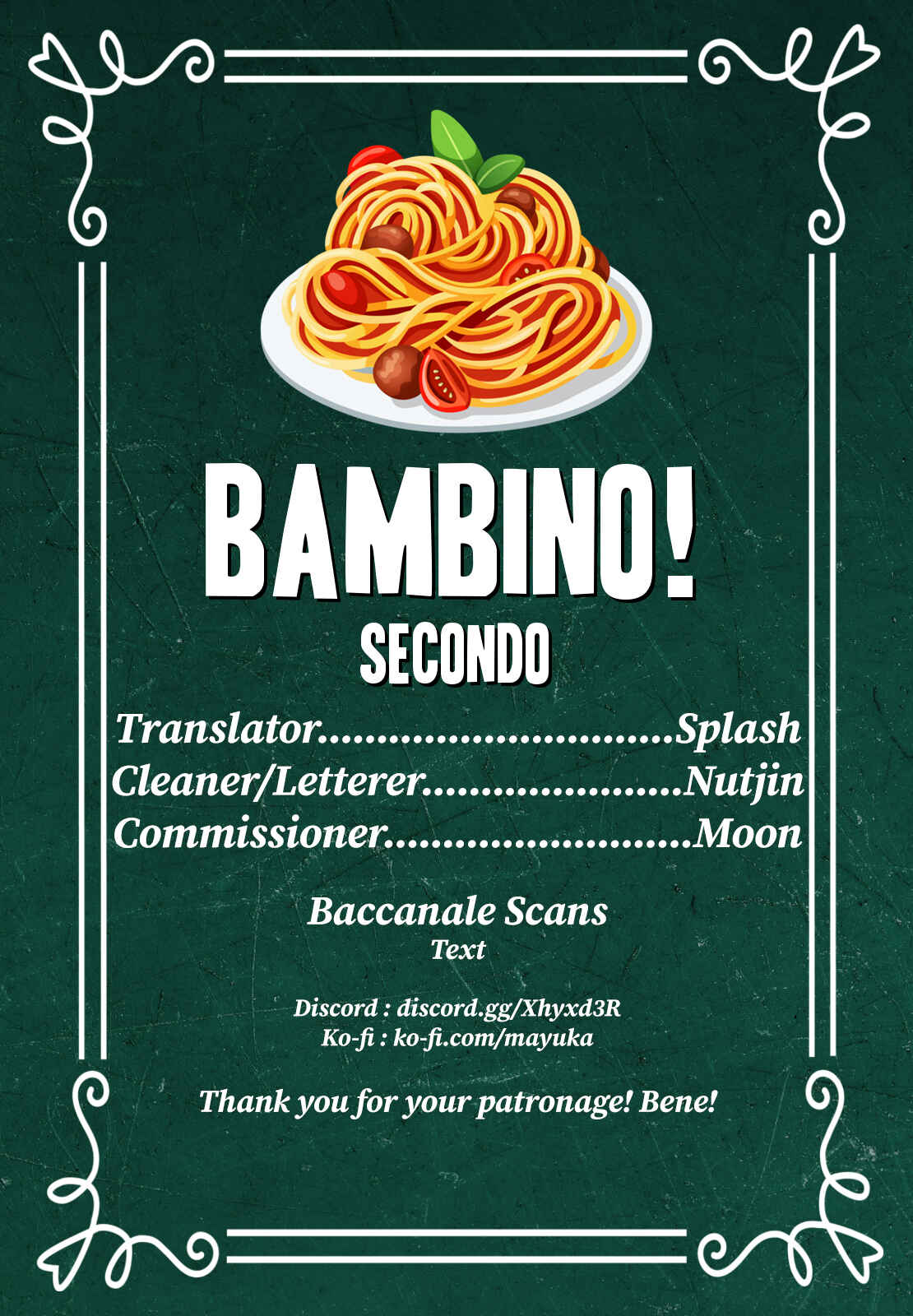 Page 1 Chapter 76 Bambino! Secondo