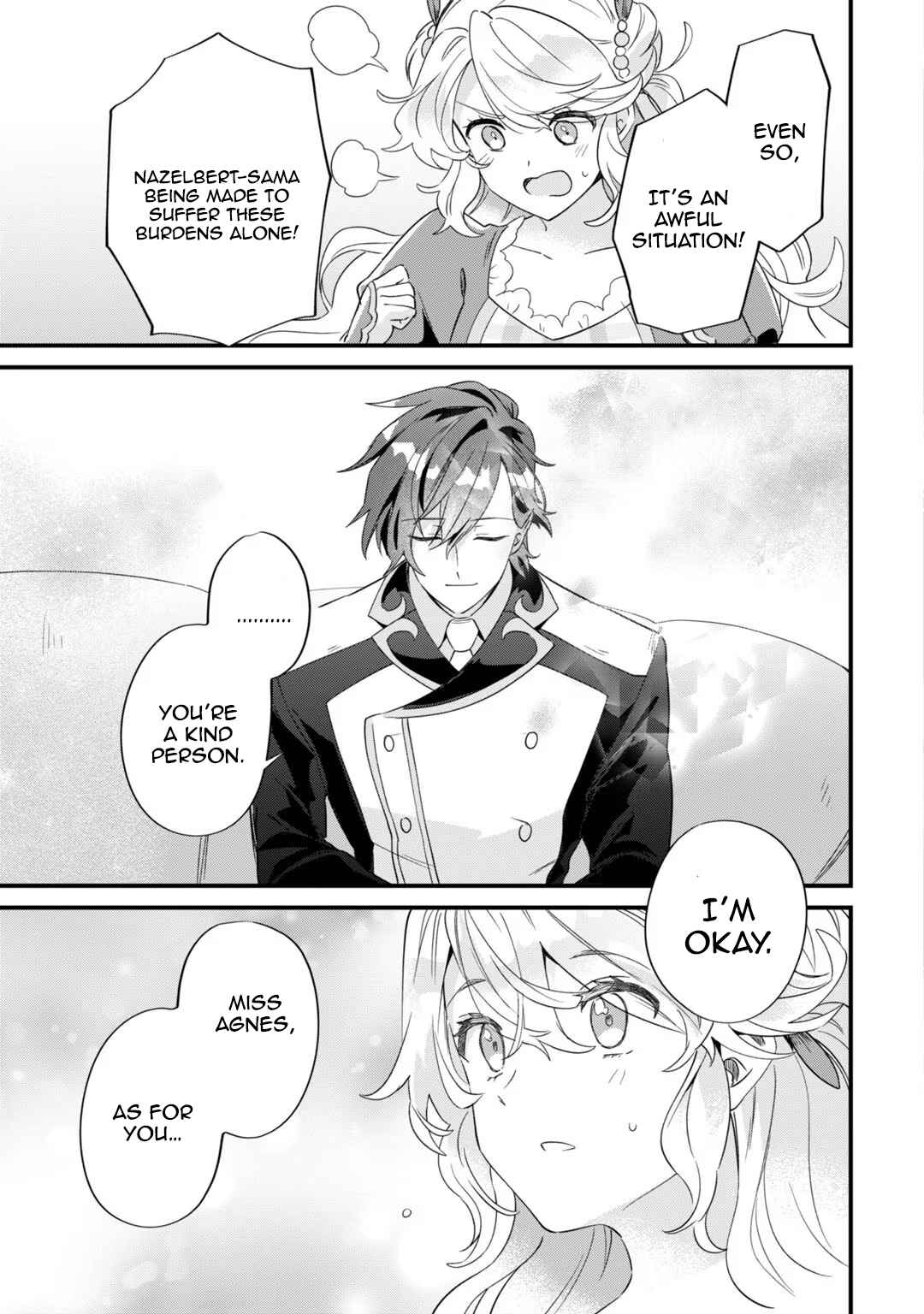 Page 33 Chapter 3 Imokusa Reijou desu ga Akuyaku Reisoku wo Tasuketara Kiniiraremashita