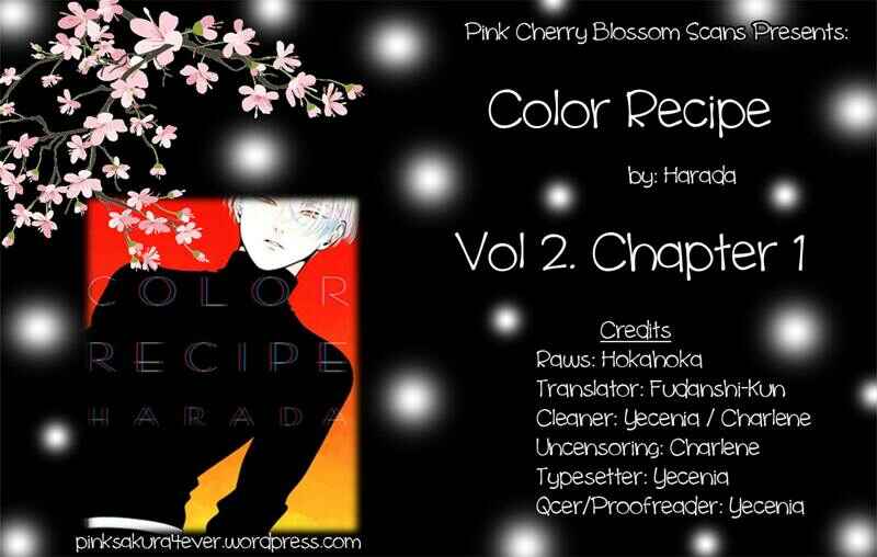 Page 1 Chapter 1 Color Recipe