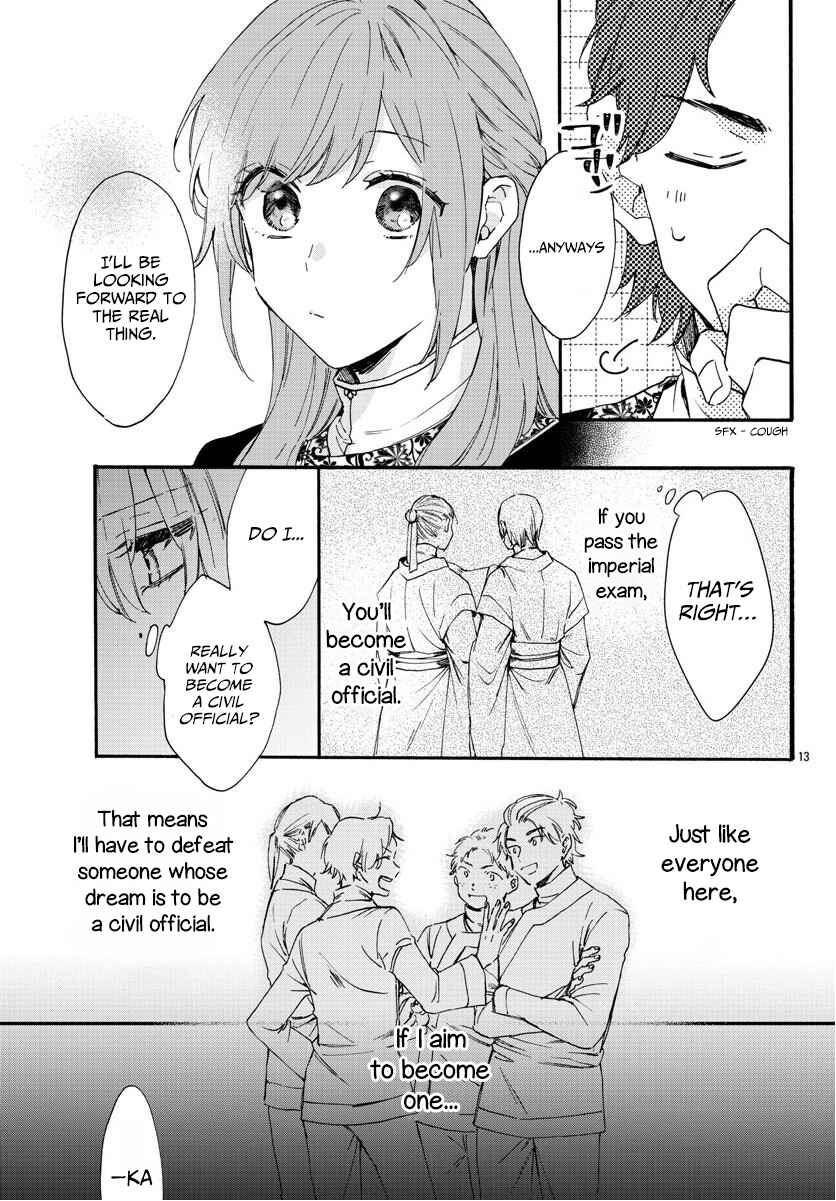 Page 13 Chapter 7 Matsurika Kanriden ~Koukyuu Jokan, Kimagure Koutei ni Misomerare~