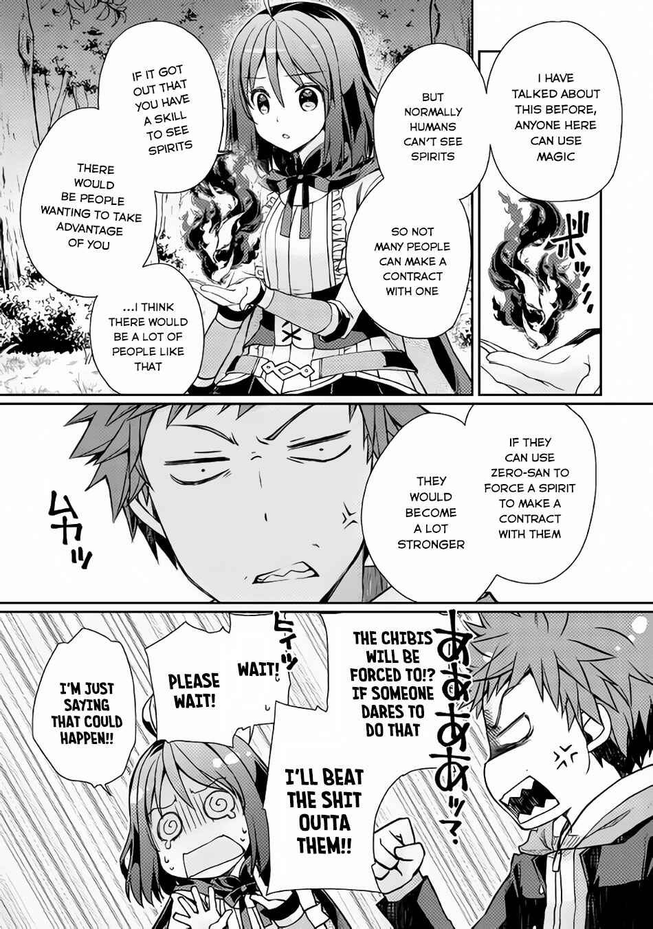 Page 13 Chapter 4 Yankee wa Isekai de Seirei ni Aisaremasu.