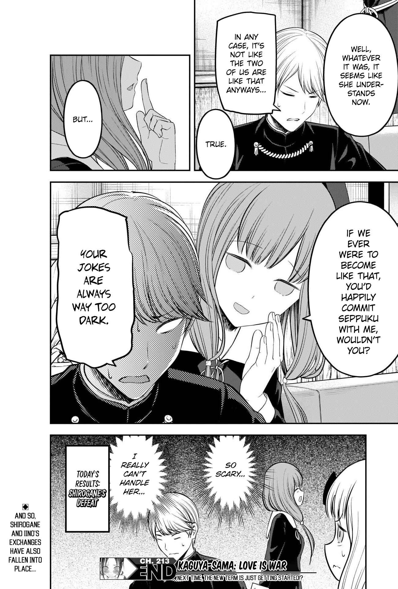 Page 18 Chapter 213 Kaguya-sama wa Kokurasetai: Tensai-tachi no Renai Zunousen