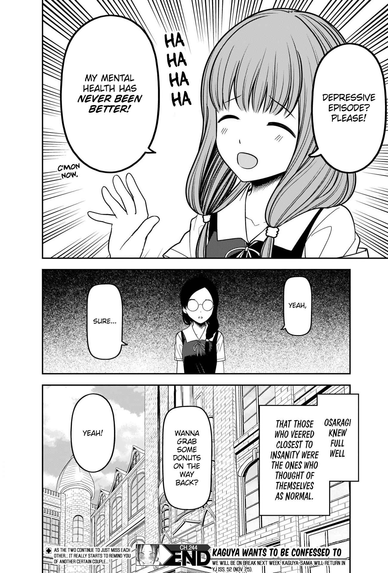 Page 18 Chapter 244 Kaguya-sama wa Kokurasetai: Tensai-tachi no Renai Zunousen