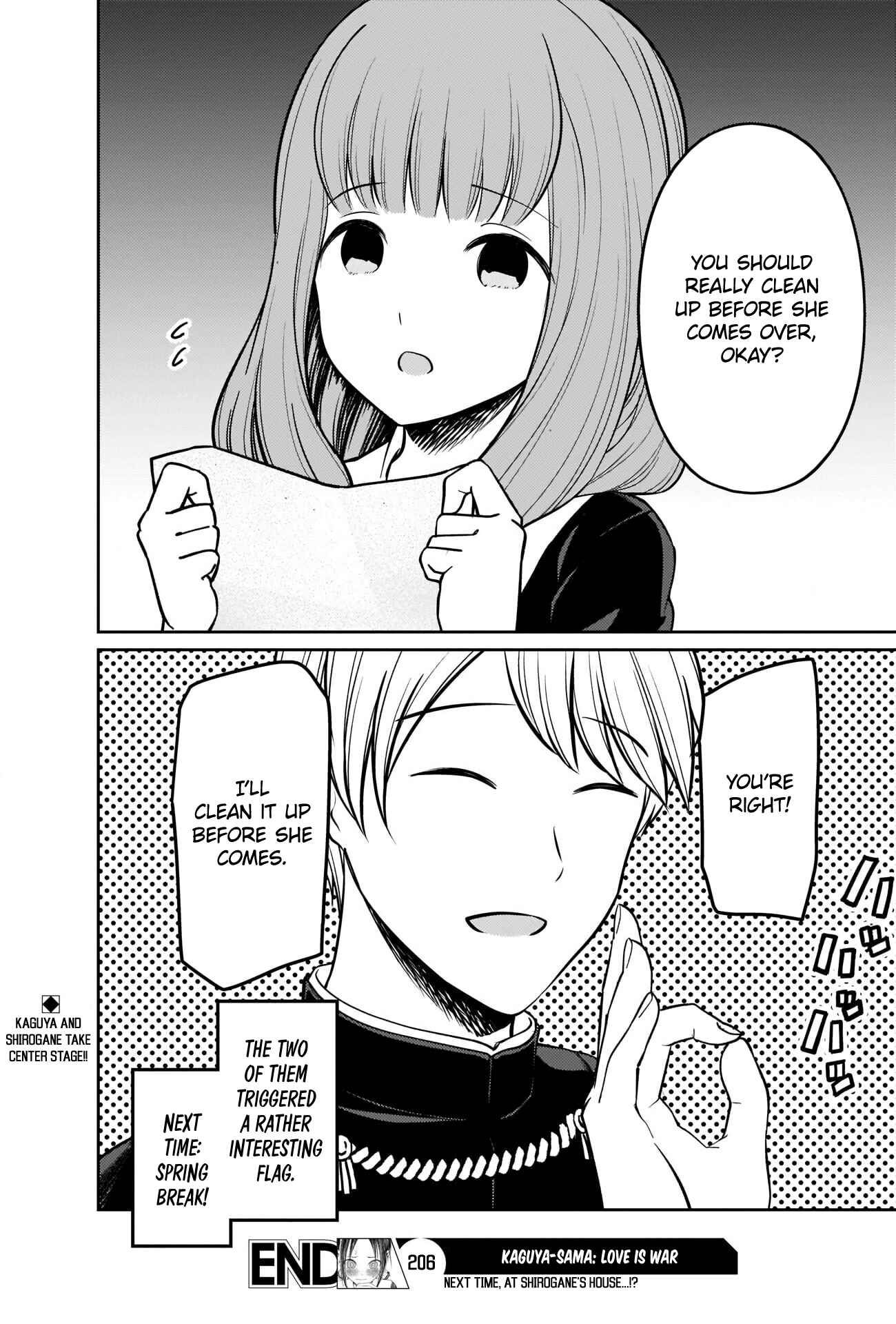 Page 18 Chapter 206 Kaguya-sama wa Kokurasetai: Tensai-tachi no Renai Zunousen