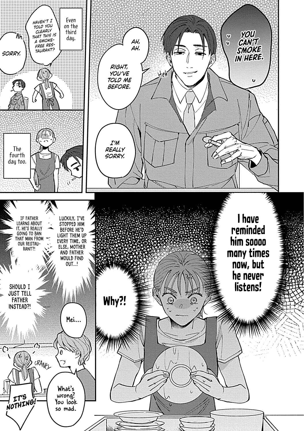 Page 11 Chapter 1 Last Order wa Ojou-san de Dekiai Jouren Kyaku ni Kyuuai saretemasu