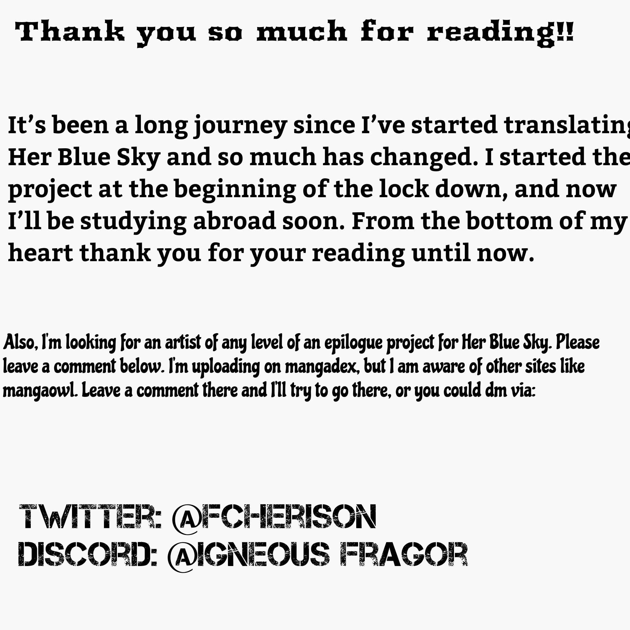 Page 14 Chapter 16 To Those Who Know of the Blueness of the Sky