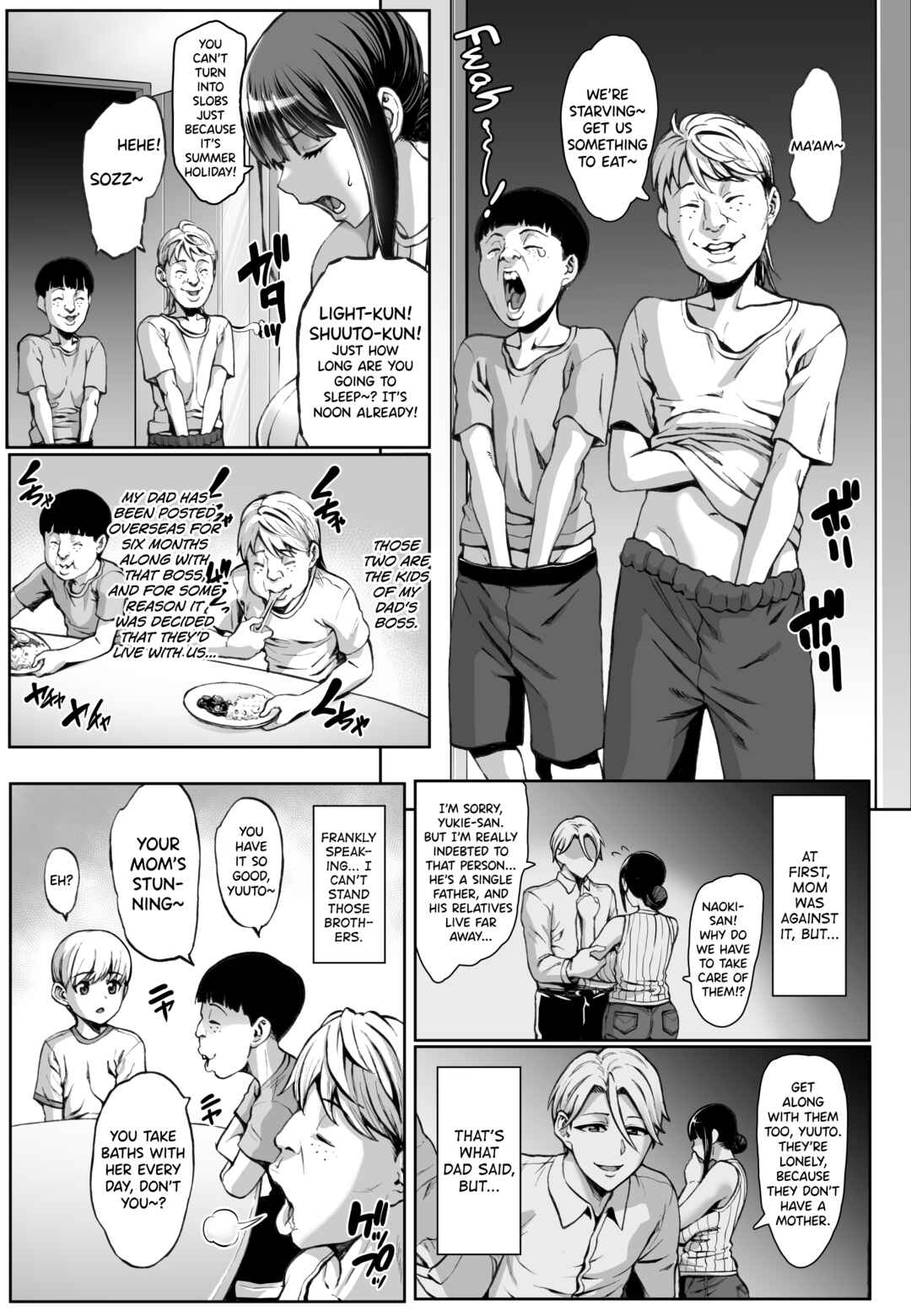 Page 3 Chapter 1 Omae no Kaa-chan Ikutoki no Kao Sugee Busu da zo w